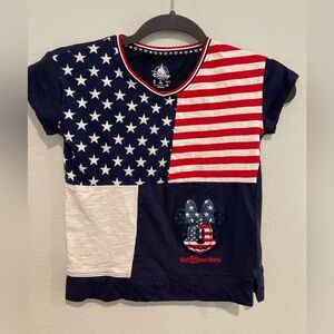 - Disney parks American theme kids tee shirt US M